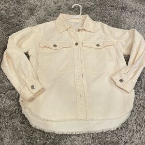 Cream colored Zara coat